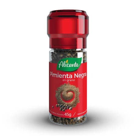 ALICANTE Molinillo Pimienta negra  45g