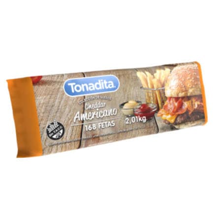 TONADITA Cheddar Americano 140 fetas