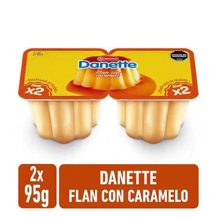 DANETTE Flan PACK x 2 190g