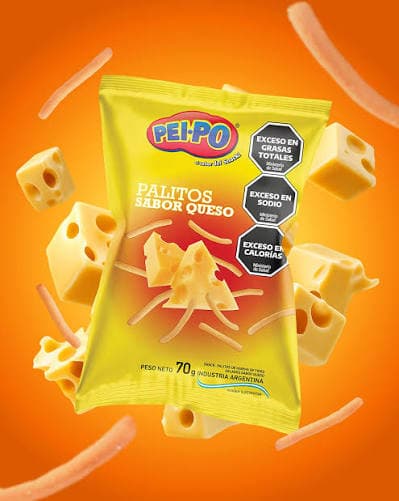 PEIPO Palitos QUESO x 500g