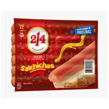 214 Salchichas 12 un.450 grs.